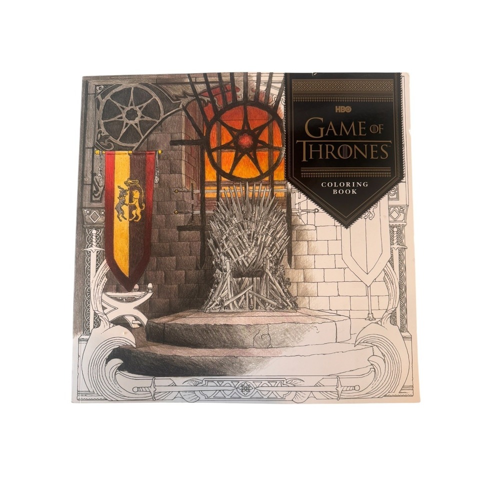 Game of Thrones (HBO)Chronicle Coloring Book By George Martin Collectible 12x12"